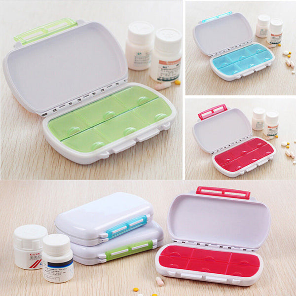 Vandtæt tablet box med 6 rum