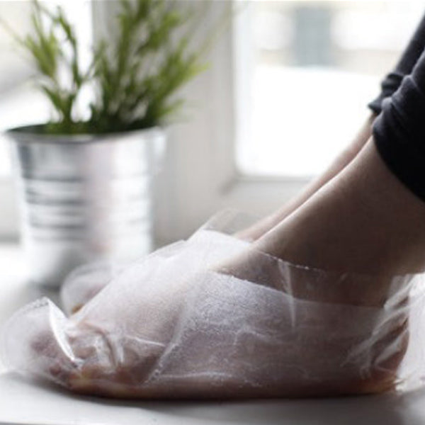 Silkebløde fødder med et sæt fodposer