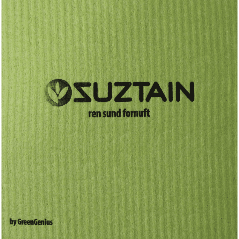 Suztain - Karklud uden mikroplast - 5pak - Grøn &amp; Grå ass. farver