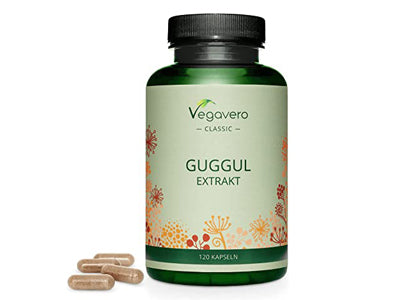 Guggul Vegavero Capsules | 120 Vegan Capsules | High Dose 520 mg Extract