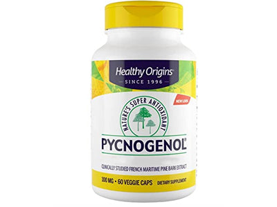 Healthy Origins Pycnogenol 100 Mg 60 Veggie Capsules – Alt I Sundhed