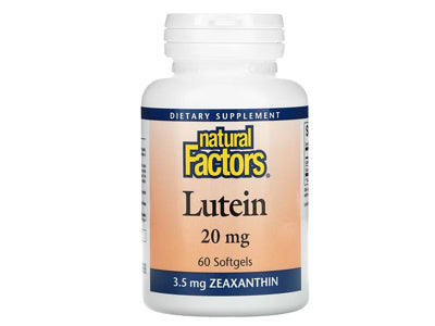 Lutein 20 mg , 60 softgels