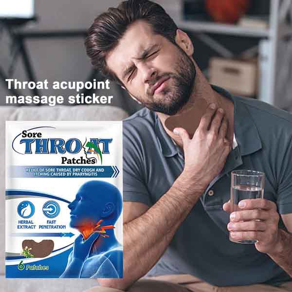 Ondt i halsen behandlings plaster