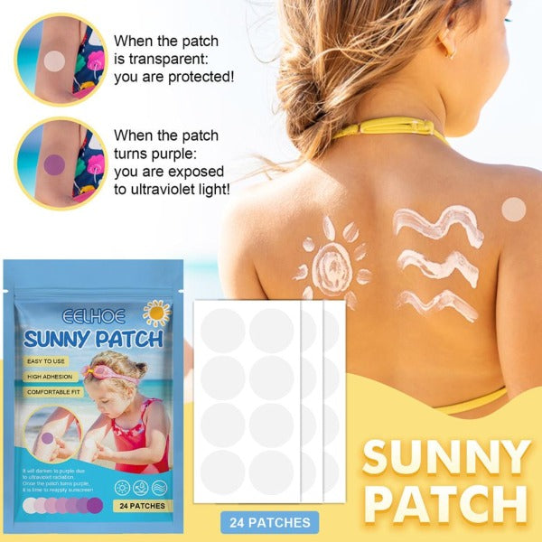 Solcreme plaster UV-detektion til børn, voksne